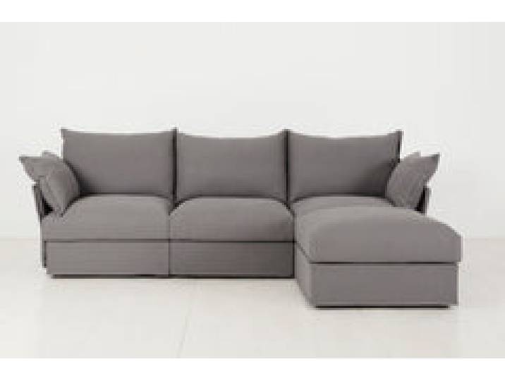 Dreisitzer-Sofa Model 06 mit Chaiselongue rechts, Risso