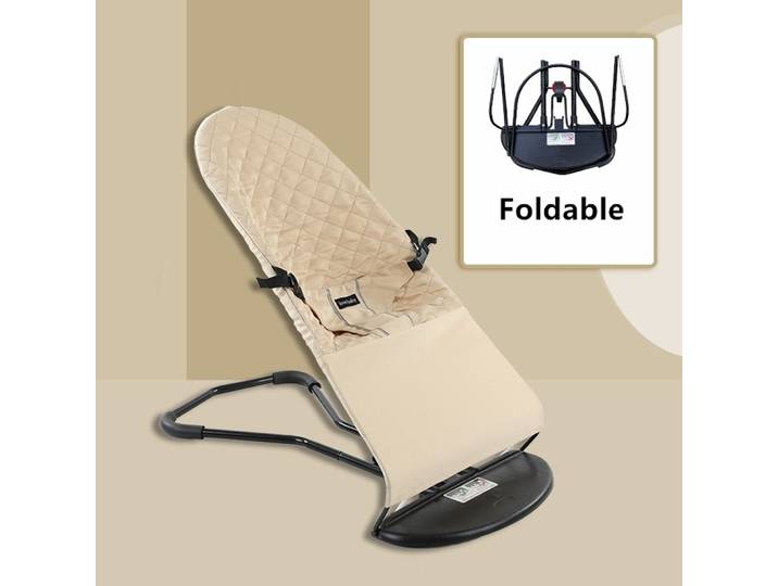 Chaise à bascule pour bébé, siège videur Portable pliable avec 3 Positions inclinées, chaise pivotante, berceau pour bébé