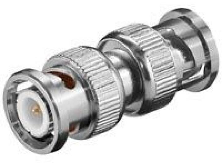 Goobay UG 491 A/U - BNC Koppelstuk - BNC (mannelijk) naar BNC (mannelijk) - Vergulde pinnen