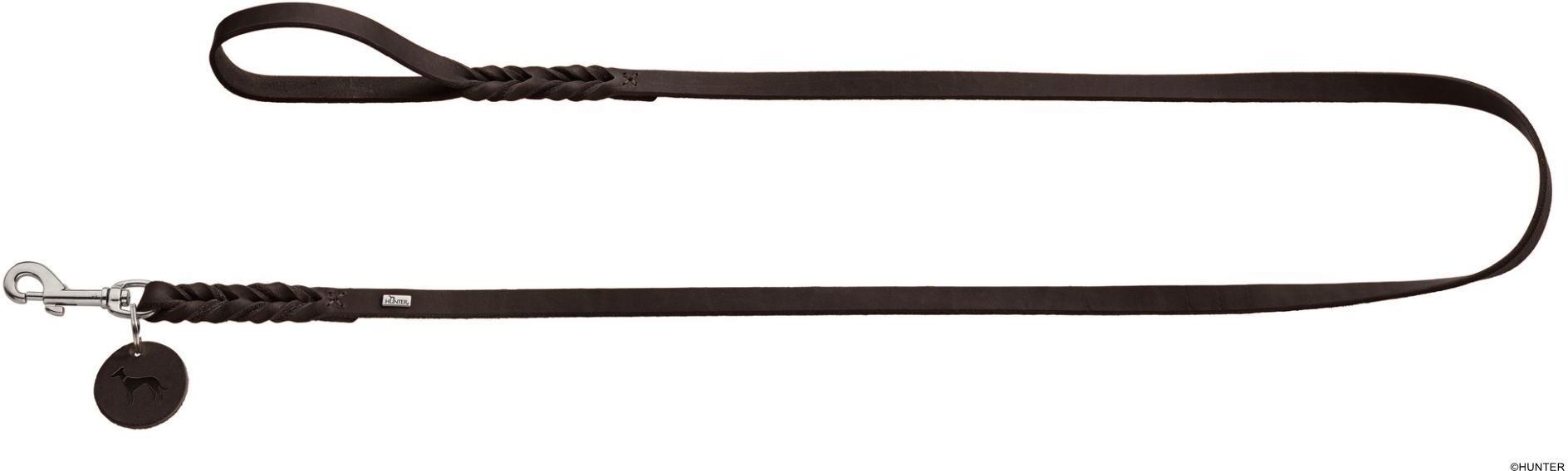 DOG SPORT HUNTER Führleine Solid Education 16/100, d-braun
