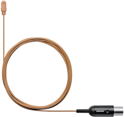 Shure DL4C/O-MTQG-A DuraPlex Lav cocoa
