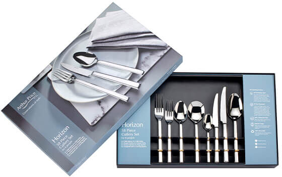 Arthur Price Classic Horizon 58 Piece Cutlery Box Set