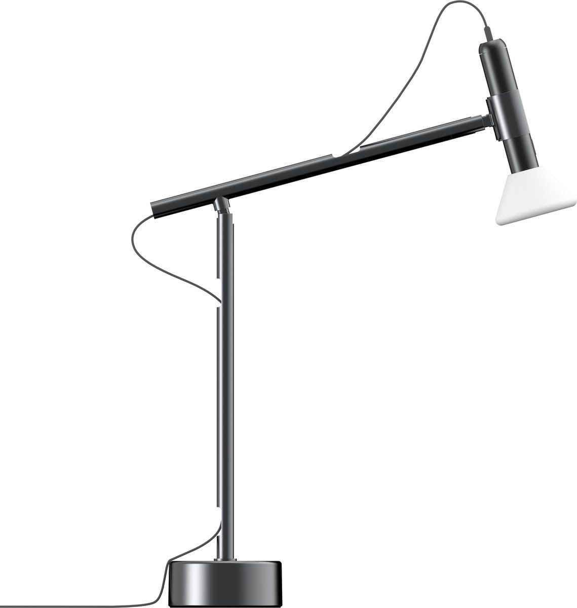 DesignNest FlashLight DeskSpot SET - LED Desklamp - Grijs - Warm