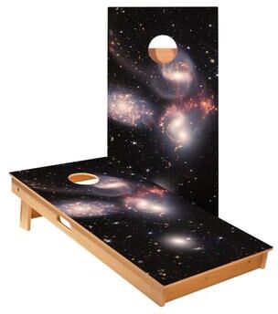 Skip's Garage Stephan'S Quintet Cornhole Boards