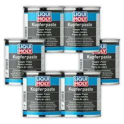 6x Bremsenpaste LIQUI MOLY 4061 Kupferpaste Kupfer-Paste Montage Bremse Fett 1Kg