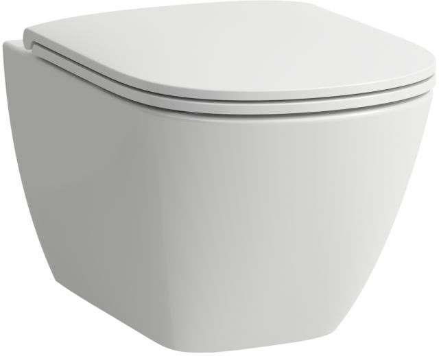 Laufen Lua Wand-WC H8200800000001 36x52cm, spülrandlos, Montageset EasyFit, weiß