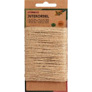 Folia Bindfaden 12732, Jutegarn, Stärke 2mm, braun, Länge 20m