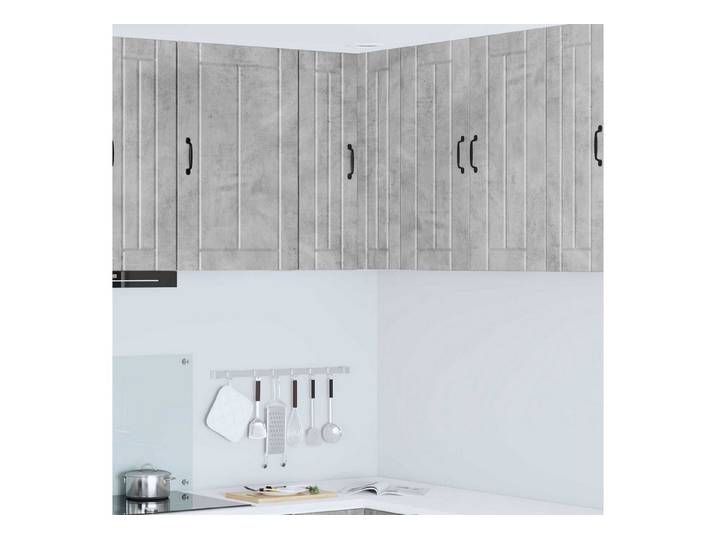 vidaXL Sideboard, Küchenschrank Beton Grau 57 x 57 x 80 cm Holzwerkstoff