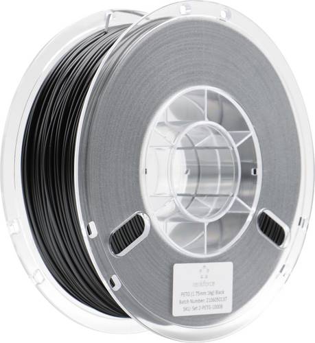 Renkforce RF-4738592 Filament PETG 1.75mm 1000g Schwarz 1St.