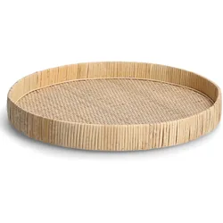 Dekotablett NATURE (DH 40x5 cm) - beige - DH 40x5 cm