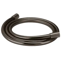 Herzbach Living Spa PVD Brauseschlauch 125 cm 21.925300.1.40 mit Drehkonus, Brauseschlauch 1250 mm, Black Steel
