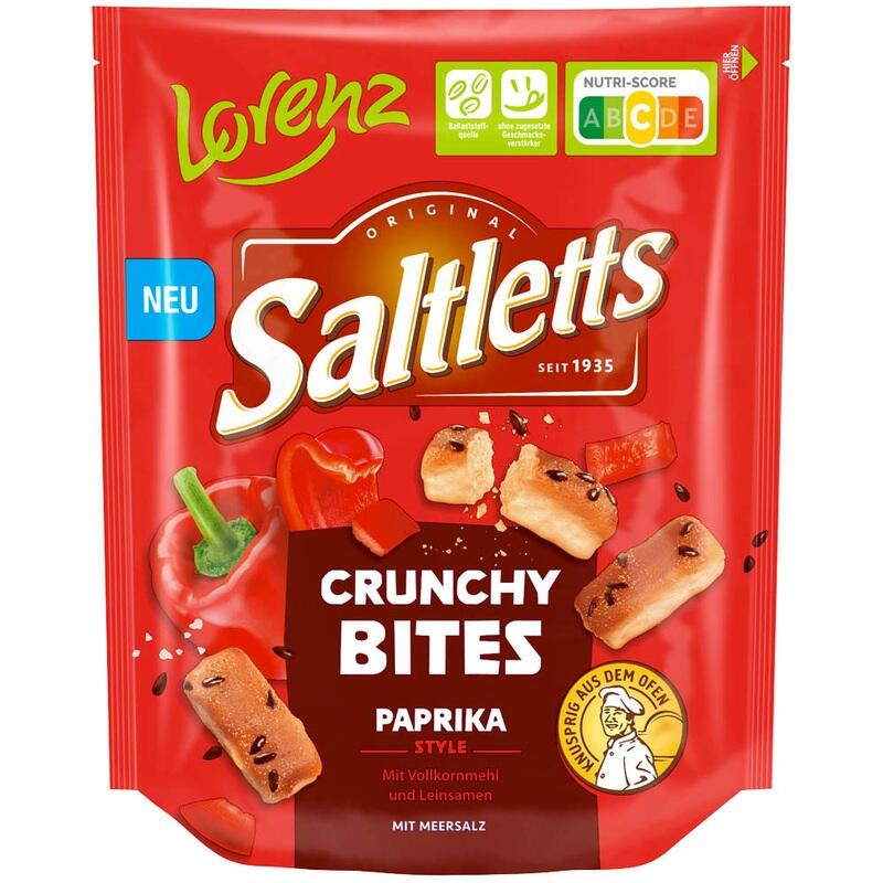 Saltletts Crunchy Bites Paprika 100,0 g 311447