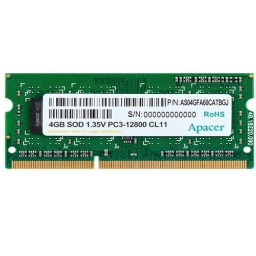 Apacer RAM-geheugen DV.04G2K.KAM 4GB 1600MHz CL11
