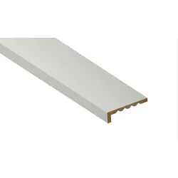 ter Hürne Leisten Abdeckleiste Uni kristallweiß ADL 120 Dekor 2700x120x30 mm
