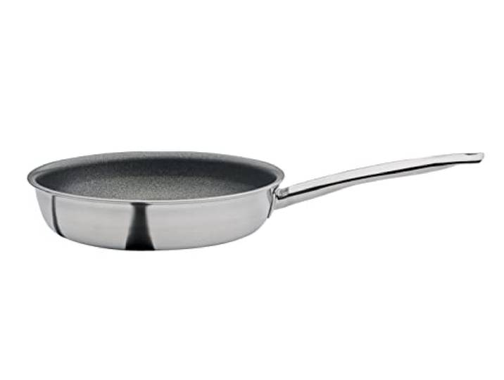 Spring Vulcano Bratpfanne Intense Pro 28 cm, antihaftbeschichtet 5-Lagen-Aufbau, Schweizer Bergkristall-Beschichtung, kratzfest, induktionsgeeignet, metallküchengeräte-kompatibel