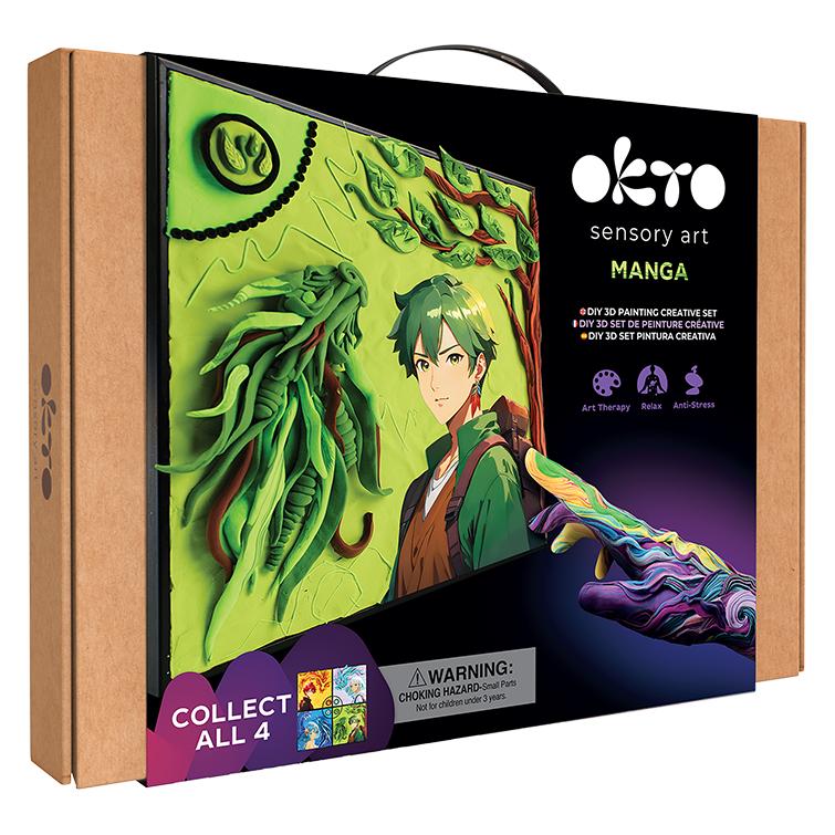 Okto 3D Gemälde MANGA 'Erde' (20038)