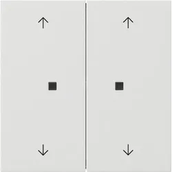 Gira 5174112 Taster Wippe 2f Pfeile OneKNX Flächenschalter Reinweiß