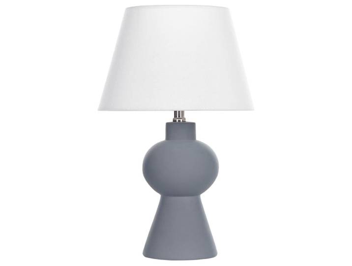 Lampe à poser céramique gris