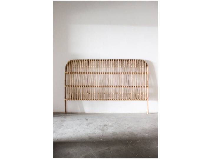 Yoli living GbR Bettgestell Rattan Bettkopfteil