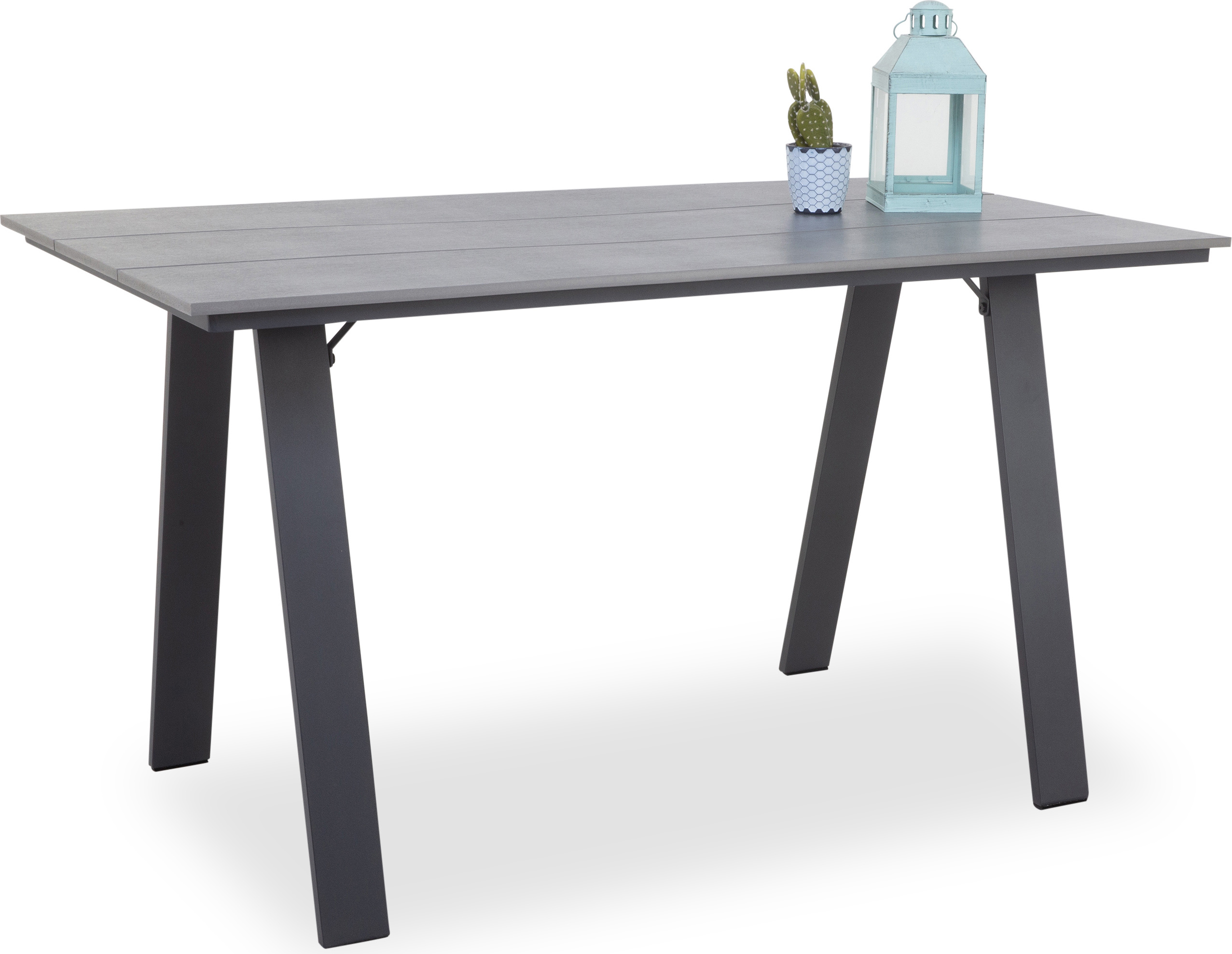 Gartentisch outdoor PRATO BHT 135x75x76 cm grau Outdoortisch