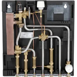 Danfoss Wohnungsstation Evoflat FSS 1 HT-Heizung, 37kW, Dämmhaube
