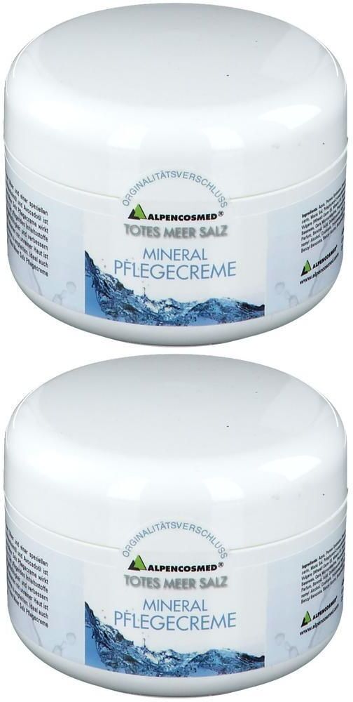 ALPENCOSMED Totes Meer Salz Mineral Pflegecreme AC 2x 2x200 ml Creme