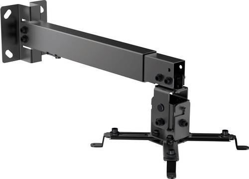 Equip Beamer-Deckenhalterung Deckenhalter, Höhenverstellbar, Ausziehbar, Neigbar, Schwenkbar Schwarz
