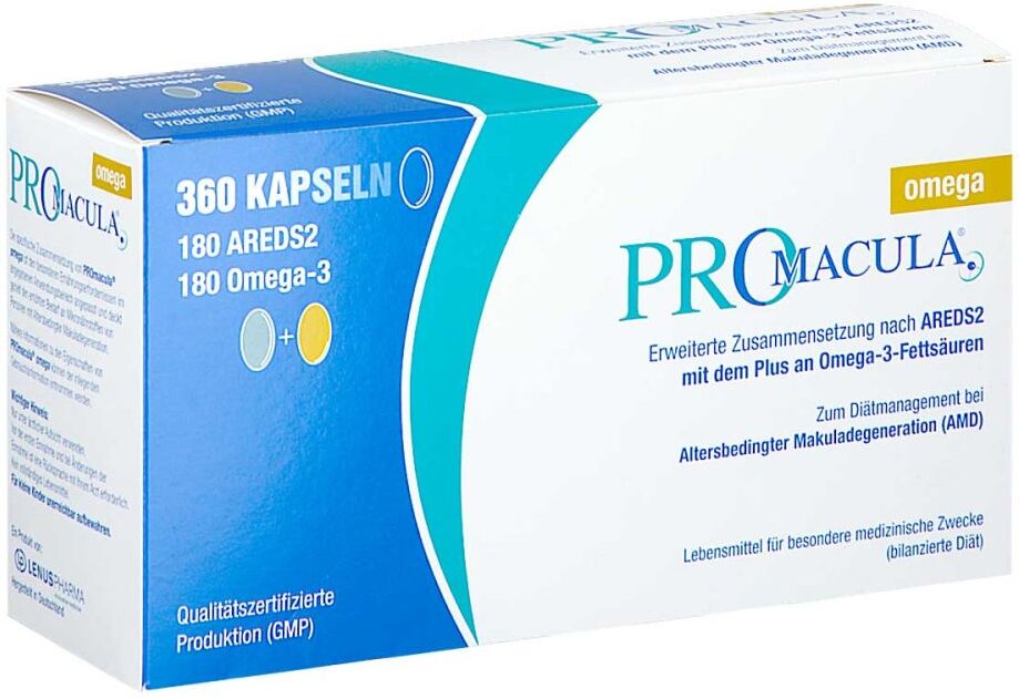 PRO MACULA omega bei Makuladegeneration 360stk