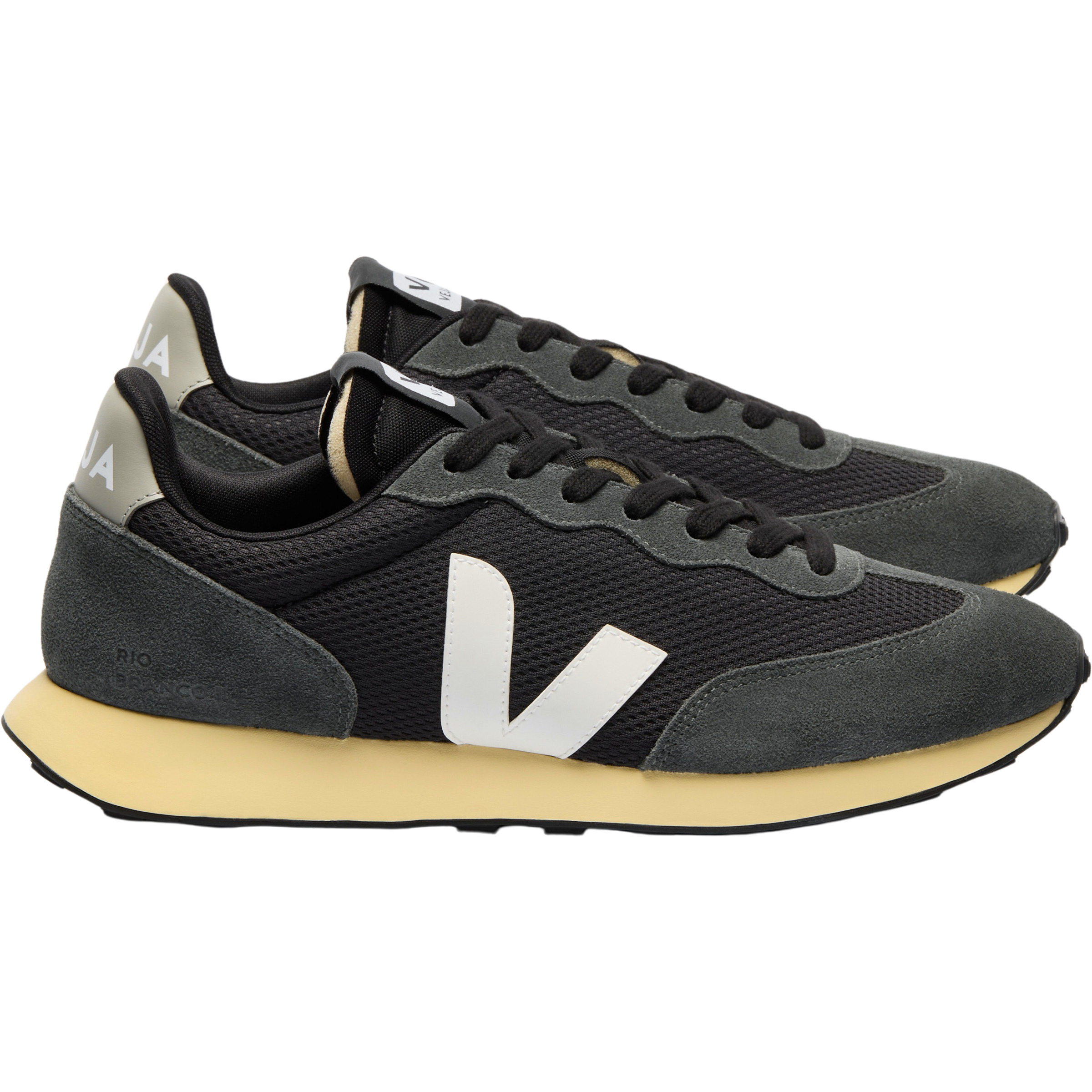 Veja Rio Branco II Herren Freizeitschuhe schwarz Größe 41 Lifestyle Atmungsaktiv