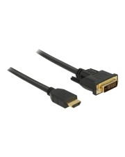 Delock HDMI zu DVI 24+1 Kabel bidirektional 2 m Digital/Daten Digital/Display/Video Video/Analog 2 m (85654)