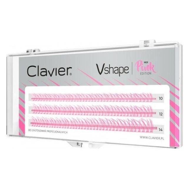 Clavier Vshape tufts of eyelashes Pink (Künstliche Wimpern) (5907465654500)