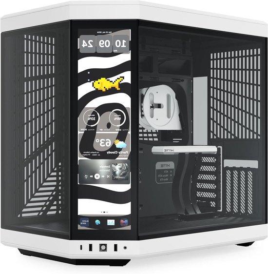Gaming-PC-Hülle - Midi-Tower-Computer-Gehäuse - PC-Bau - Touchscreen-Integriert