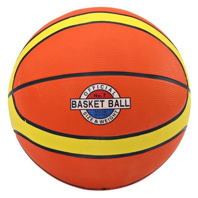 Lean Toys Orangefarbener Basketballball. gelb 7-9 Grösse 7 (7) (LEA17506-uniw)