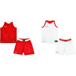 Spalding, Unisex, Sportshirt, Double Face Set (152), Rot