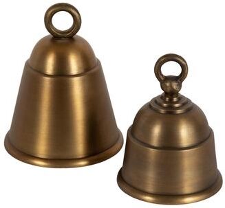 Kate and Laurel Belcourt Decorative Metal Bell Set - 2 Piece