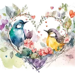 Ambiente, Servietten, Loving Birds (20 Stk., 33 x 33 cm)