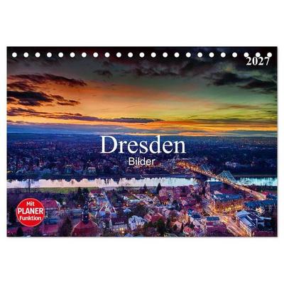 Dresden Bilder 2027 (Tischkalender 2027 DIN A5 quer), CALVENDO Monatskalender