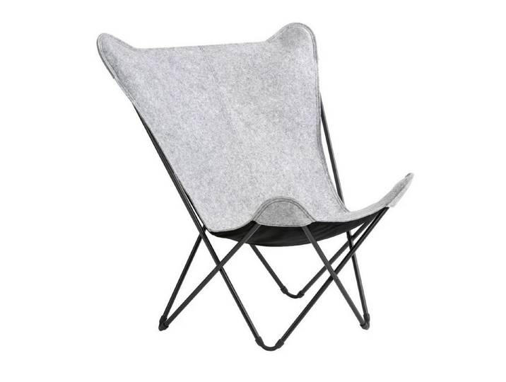 Lafuma Relaxsessel Lafuma Butterfly Sessel Sphinx Soft Hellgrau Lightgrey