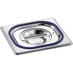 B.PRO GN-Deckel 18/10 Edelstahl, mit Griffmulde, GN: 1/6