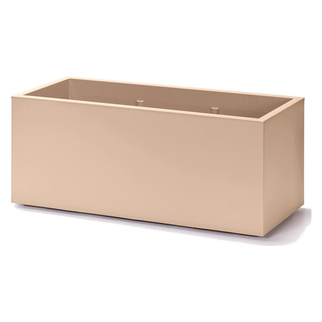 Euro3plast Pflanzkübel Kebe 100 x 40 cm dune Greener, mit Rollen und Bewässerung (100 x 40 x 40 cm) (3154.Z8)