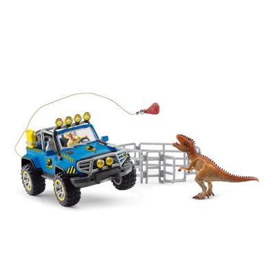 schleich® 41464 Geländewagen mit Dino-Außenposten