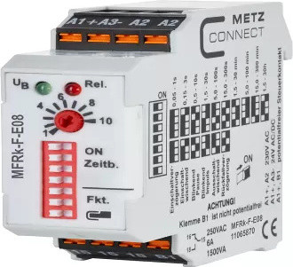 Metz Connect 11065870 MFRk-F-E08 multifunctioneel tijdrelais, 230 V/AC