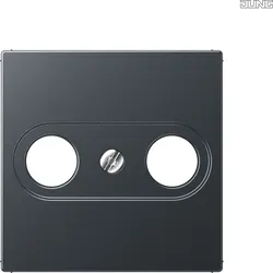 Jung Abdeckung TV-Steckdose anthrazit matt A 561 BF PL TV ANM