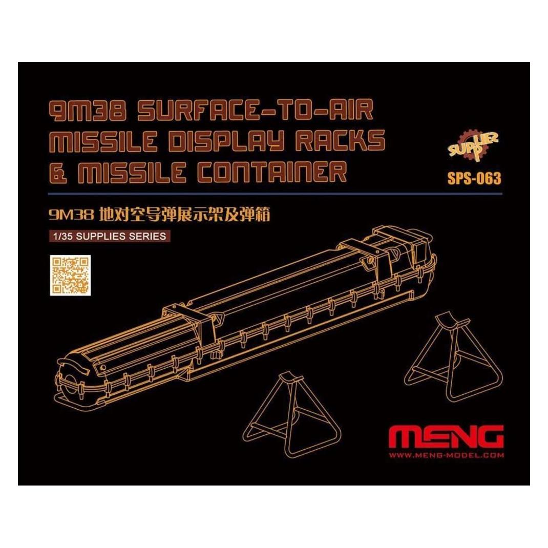 Meng-Model 9M38 Surface-to-air Missile DisplayRacks & Missile Container (Resin) (SPS-063)