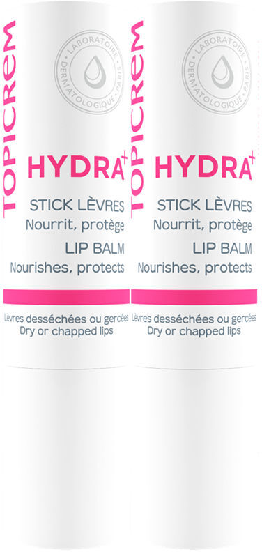 Topicrem HYDRA+ Bálsamo Labial ULTRA-HIDRATANTE Pack 2 x 4 gr