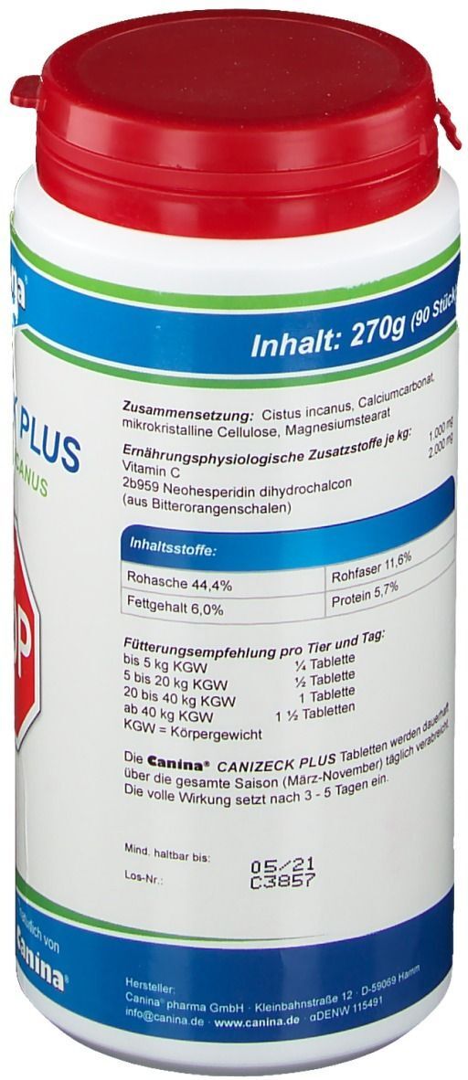Canina Canizeck Plus Tabletten f.Hunde 270 g