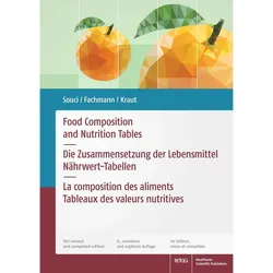 Food Composition and Nutrition Tables, Ratgeber von S.W. Souci, H. Kraut, W. Fachmann