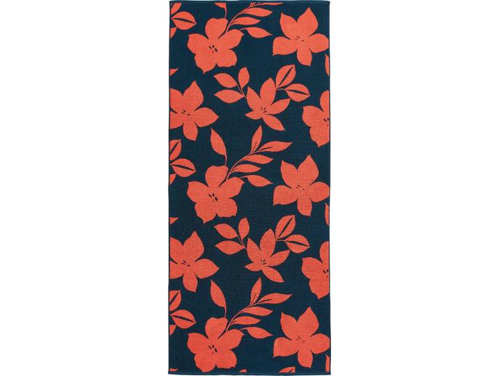 Strandtuch DYCKHOFF Flowers , bunt, B:80cm L:180cm, Zwirnfrottee, Obermaterial: 100% Baumwolle, Handtücher, Strandtuch, 100% Baumwolle