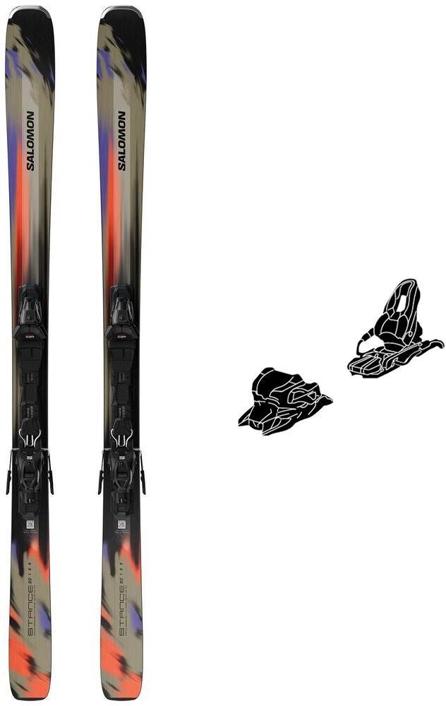 Salomon  - Pack Ski E Stance 80 - 161 + M10 Gw Black L80 - Ski