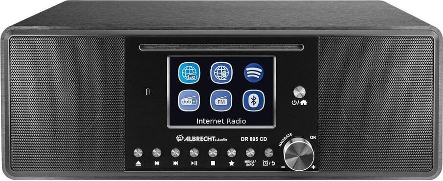 Albrecht DR 895 CD Hybride radio, zwart